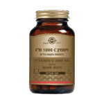 ויטמין C 1,000 מ"ג בתוספת פקעות ורדים